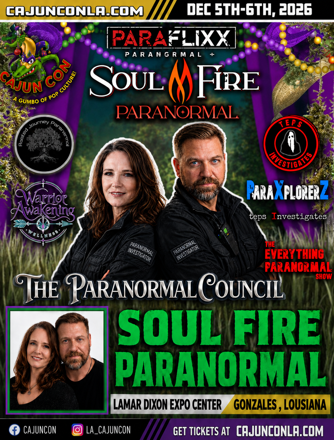 Cajun Con promotional poster
