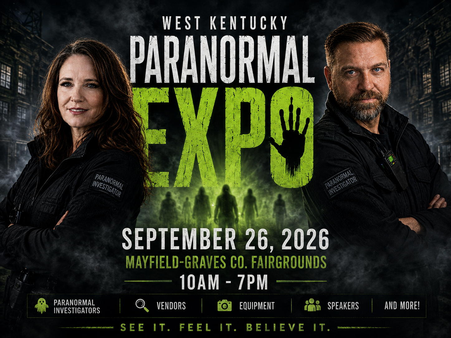 West Kentucky Paranormal Expo promotional poster